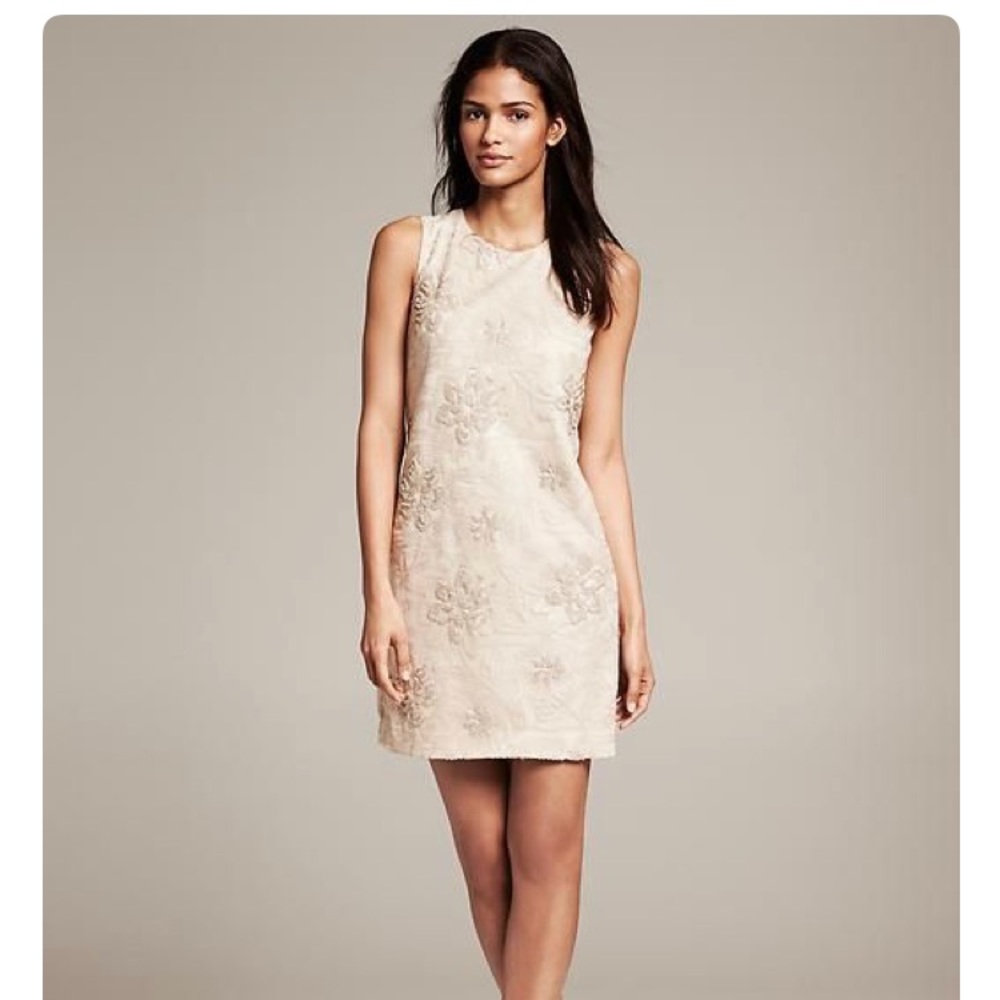 Banana Republic | Monogram Sequin Sheath Dress